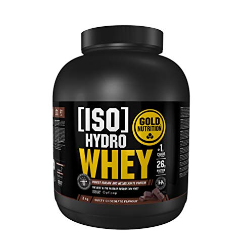 Goldnutrition Iso Hydro Whey 2kg, Chocolate, Crecimiento y Mantenimiento Muscular