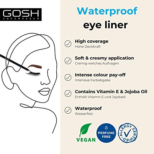 Gosh - Velvet Touch Waterproof Eyeliner