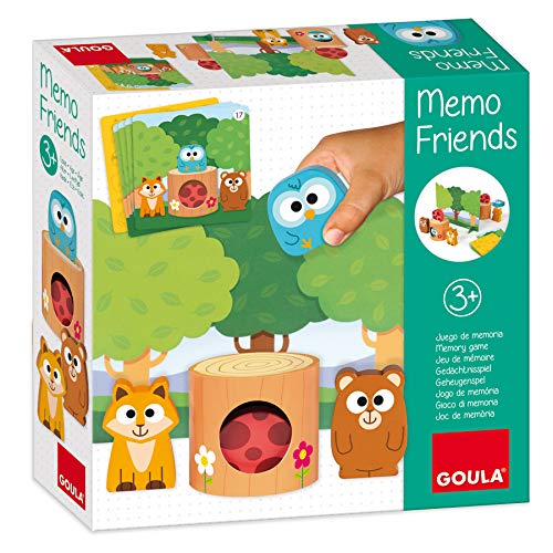 Goula - Memo Friends, Juego de mesa preescolar a partir de 3 años