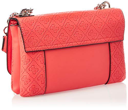 Guess Bolso mujer Holly convertible xbody flap Coral Talla única