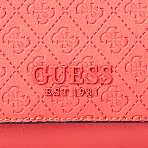 Guess Bolso mujer Holly convertible xbody flap Coral Talla única