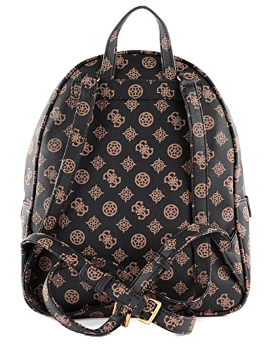 Guess MANHATTAN LARGE BACKPACK, marrón, Talla única, Clásico.