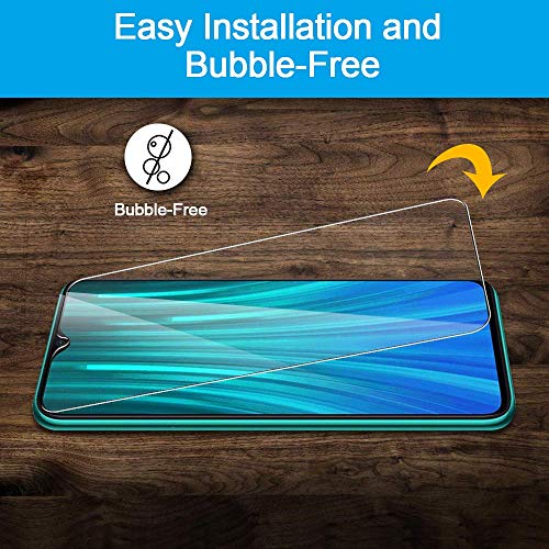 Hanbee Cristal Templado Xiaomi Redmi Note 8 Pro [3 Unidades], Protector Pantalla Xiaomi Redmi Note 8 Pro, Alta Definicion, Protector Pantalla Xiaomi Redmi Note 8 Pro