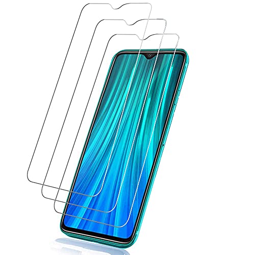 Hanbee Cristal Templado Xiaomi Redmi Note 8 Pro [3 Unidades], Protector Pantalla Xiaomi Redmi Note 8 Pro, Alta Definicion, Protector Pantalla Xiaomi Redmi Note 8 Pro