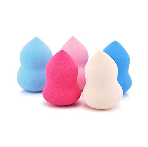 Haodou Beauty Sponge Latex Free Blender Makeup Flawless Liquid Pro Esponjas de maquillaje Blender para Flawless Applicator Highlight Foundation(Color aleatorio)