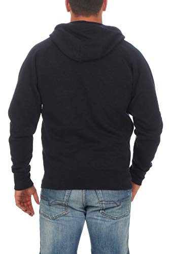 Happy Clothing – sudadera para hombre con capucha – tallas especiales 2XL 3XL, 4XL, 5XL azul oscuro XXXXXL