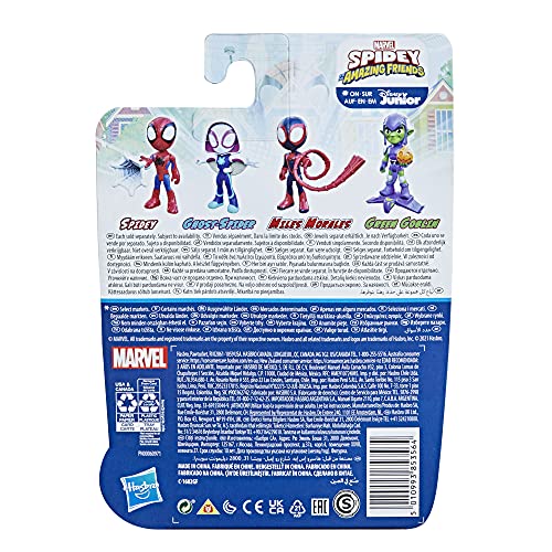 Hasbro Spidey y Sus fantásticos Amigos – Ghost Spider Action Figure Juguete de 15 cm con 1 Accesorio para niños a Partir de 3 años