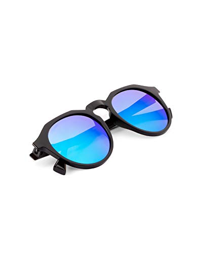 HAWKERS · Gafas de sol WARWICK para hombre y mujer · DIAMOND BLACK · CLEAR BLUE