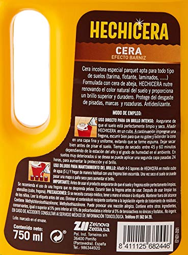 Hechicera Cera Parquet 750 ml 1 Unidad