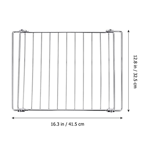 HEMOTON Pastelera Telescópica para Hornear Rejilla de Asado de Enfriamiento de Acero Inoxidable para Hornear La Bandeja de Horno Robusto Y Óxido Libre Horno Y Lavavajillas Seguro (41. 5-