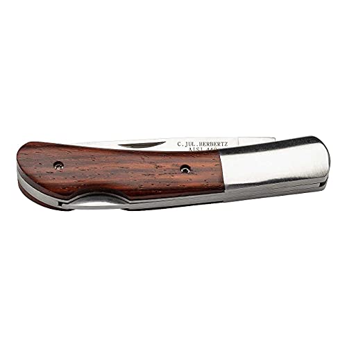 Herbertz 587210 Navaja de Acero, Unisex-Adult, Madera De Cocobolo, Talla única