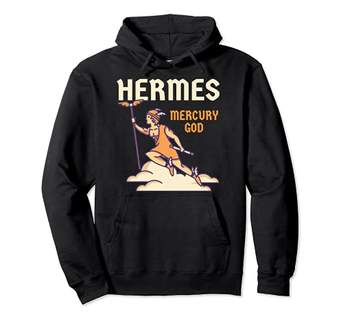 Hermes Dios Mitología Griega - Mercury God Hijo de Zeus Sudadera con Capucha