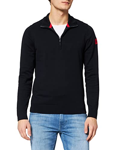 HUGO San Quintus-L Suéter pulóver, Navy410, XL para Hombre