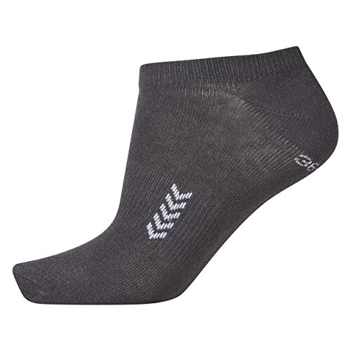 Hummel Socken Ankle Socks SMU unisex, Gris - Castle Rock/Black, 12 (41 - 45) (Talla fabricante: 12 (41 - 45))