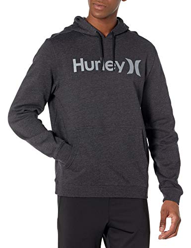 Hurley M One&Only Pullover Sudadera, Hombre, Black Heather, S