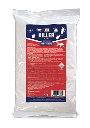 IMPEX EUROPA Antihormigas Killer Polvo insecticida para espolvoreo - 1 kg