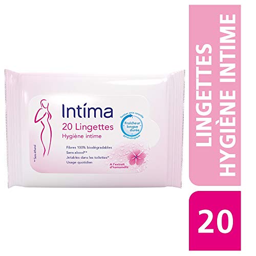 Intima Liasan 20 Toallitas íntimas sensibles con extracto de hamamelis