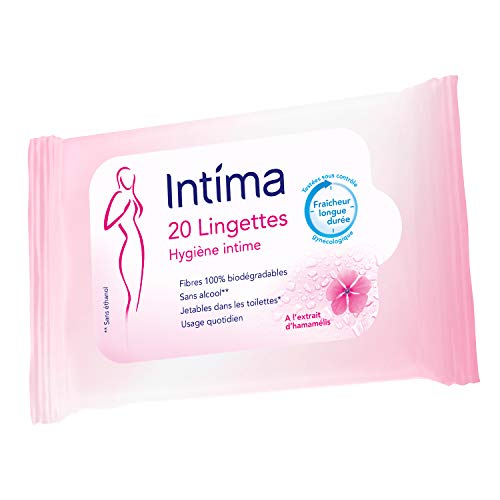 Intima Liasan 20 Toallitas íntimas sensibles con extracto de hamamelis