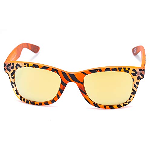 italia independent 0090-052-IBR Gafas de Sol, Naranja, 50 Unisex