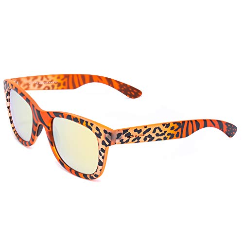 italia independent 0090-052-IBR Gafas de Sol, Naranja, 50 Unisex