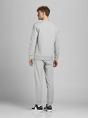 Jack & Jones Jjigordon Jjshark Sweat Pants Viy Noos Pantalones de Deporte, Gris (Melange Gris Claro Melange Gris Claro), W (Tamaño del Fabricante: M) para Hombre