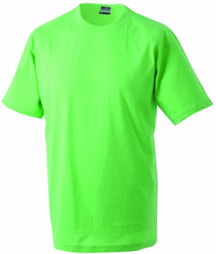 James & Nicholson T Camiseta para hombre, Verde (lime-green), XXXX-Large