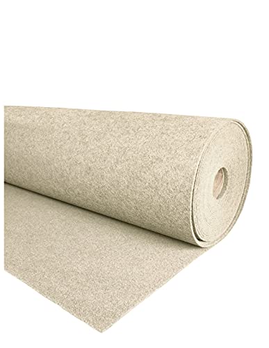 Jardin202 - 27 - Beige Alfombra para Eventos | Moqueta Ferial | 1 Metro (Ancho) x 5 Metros (Largo) | 1 Metro (Ancho) x 5 Metros (Largo) (27 - Beige)