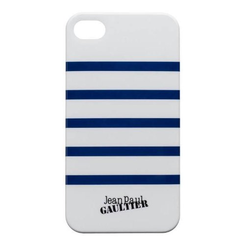 Jean Paul Gaultier JP259602 - Funda para Apple iPhone 4/4s, blanco y azul