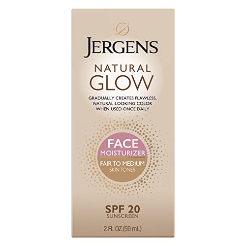 Jergens Natural Glow Healthy Complexion Daily Facial Moisturizer For Fair to Medium Spf 55g