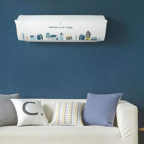 JUNGEN Cubierta Protectora para Aire Acondicionado Interior Elegante Antipolvo Funda Decoración 92x30x23cm