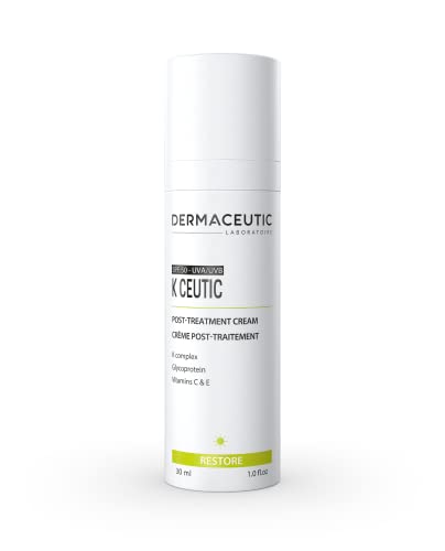 K Ceutic de Dermaceutic - Crema post-tratamiento con complejo K, Glycoproteina, Vitamina C & E y filtros UV, 30 ml