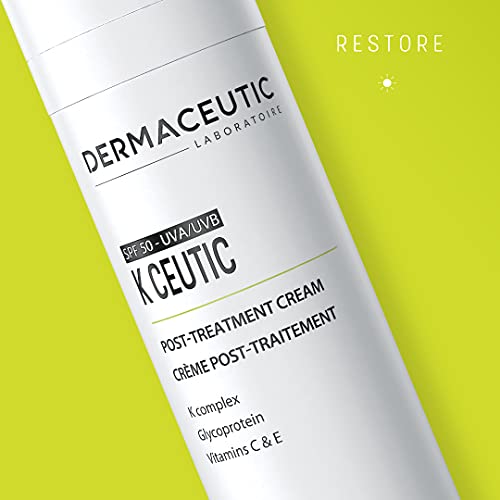 K Ceutic de Dermaceutic - Crema post-tratamiento con complejo K, Glycoproteina, Vitamina C & E y filtros UV, 30 ml