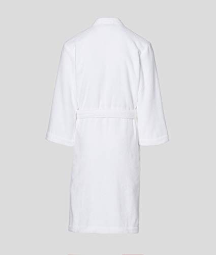 KARL LAGERFELD Logo Bath Robe Túnica, Blanco, L Unisex Adulto