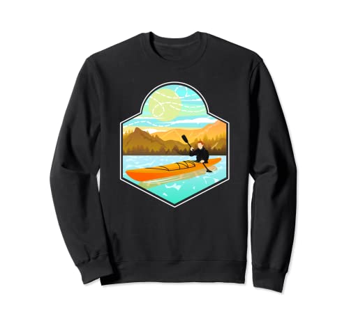 Kayak Paddling Canoa Nature Regalo para hombres y mujeres Sudadera