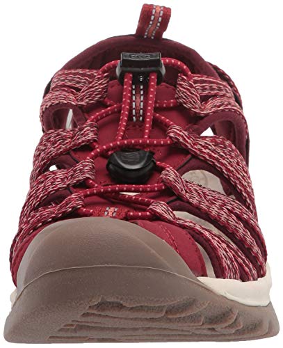 KEEN Whisper Sandalias para Mujer, Rojo (red dahlia), 39 EU