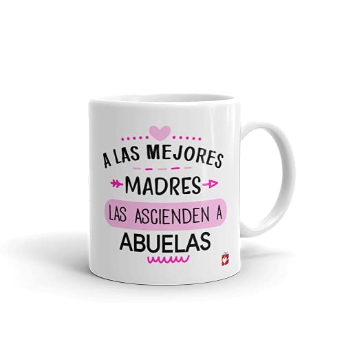 Kembilove Taza regalo día de la madre – Tazas Desayuno para Abuela con Mensaje de amor – Regalos originales para madres y abuelas – Regalo para abuelas – Tazas originales (M.2)