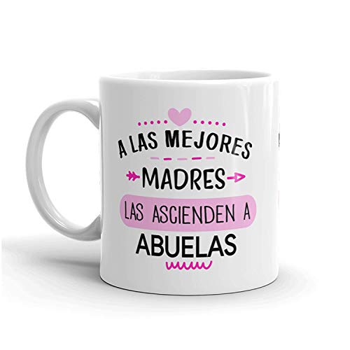 Kembilove Taza regalo día de la madre – Tazas Desayuno para Abuela con Mensaje de amor – Regalos originales para madres y abuelas – Regalo para abuelas – Tazas originales (M.2)