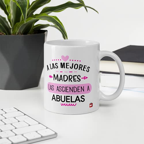 Kembilove Taza regalo día de la madre – Tazas Desayuno para Abuela con Mensaje de amor – Regalos originales para madres y abuelas – Regalo para abuelas – Tazas originales (M.2)