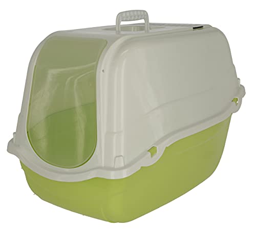 Kerbl Caja de Arena Minka, 57 x 39 x 41 cm, Verde/Blanco.