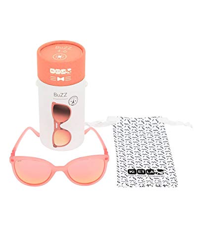 Ki ET LA BU4SUNNEON Gafas de sol Buzz para niños (4-6 años), Rosa Neón