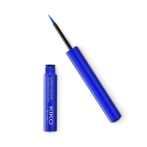 KIKO Milano Super Colour Waterproof Eyeliner 06 | Delineador de ojos líquido con color ultracubriente y resistente al agua