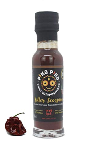 Killer Scorpion (100 ml.) - Salsa picante de chile Trinidad Scorpion // Picor: 10 de 10 // Para Picanteros // Made in Germany con corazón venezolano. Slow Food …