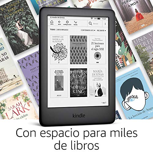 Kindle, ahora con luz frontal integrada, negro + Kindle Unlimited (con renovación automática)