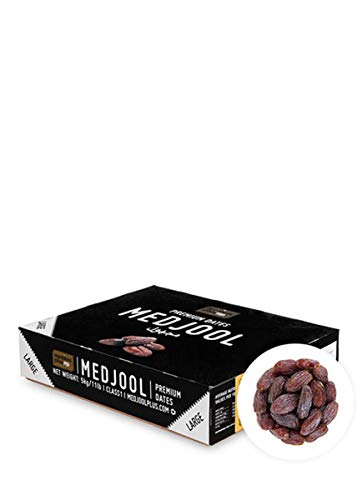 KoRo - Dátiles Medjool PREMIUM con Hueso 5kg - Sin Alérgenos - Dátiles de Primera Calidad - 100% Naturales