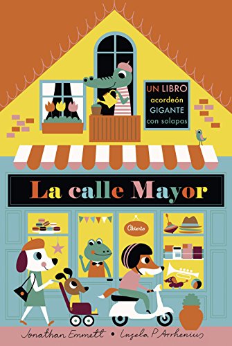 La calle Mayor. Libro acordeón (Libros con elementos para jugar)