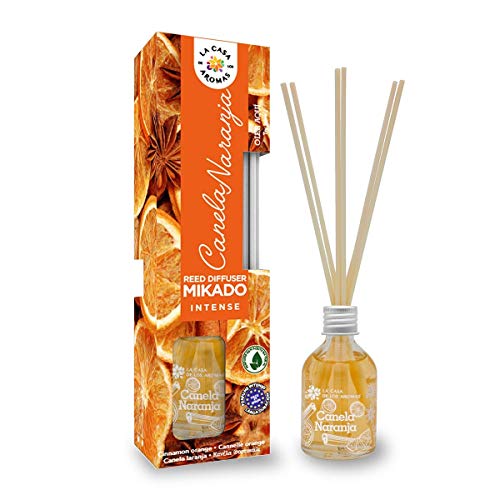 La Casa Aromas Mikado Intense 100 ml Canela Naranja