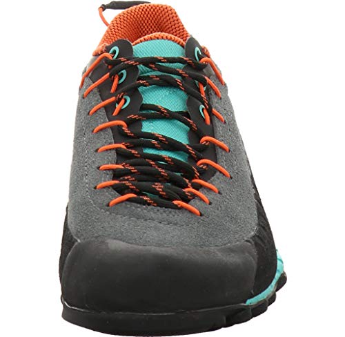 LA SPORTIVA TX4 Woman, Zapatillas de montaña Mujer, Carbon/Aqua, 39 EU