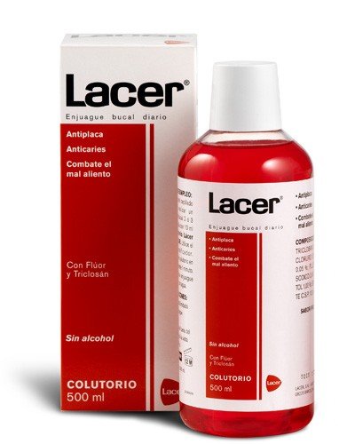 Lacer enjuague bucal sin alcohol colutorio 500ml