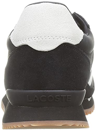 Lacoste Partner Retro 01214 SMA, Zapatillas Hombre, Blk/Off Wht, 46 EU