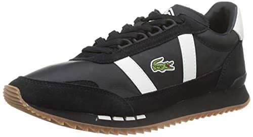 Lacoste Partner Retro 01214 SMA, Zapatillas Hombre, Blk/Off Wht, 46 EU